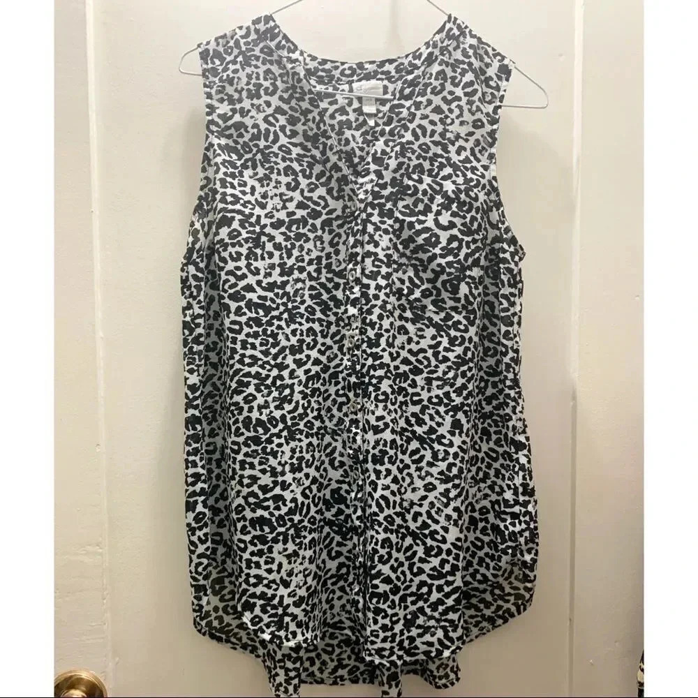 Dynamite animal print tunic